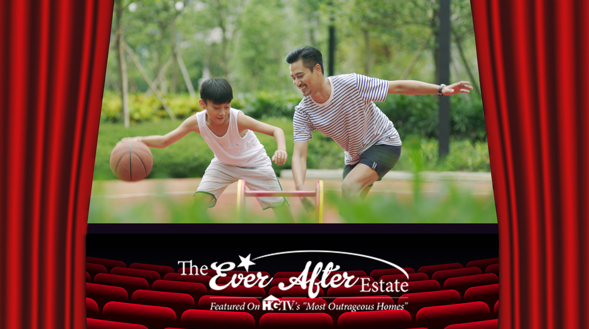 rent a vacation home with a basketball court near Orlando, Florida - The Ever After Estate