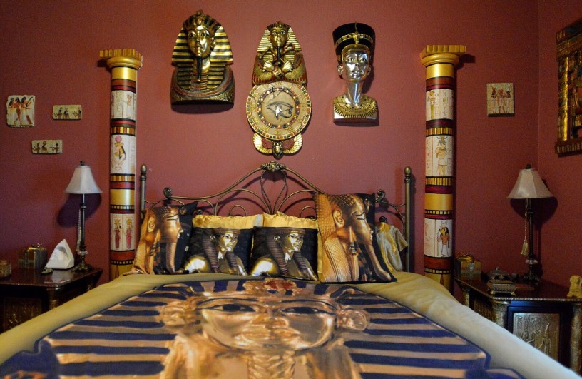 egyptian beds and bedrooms mummy themed