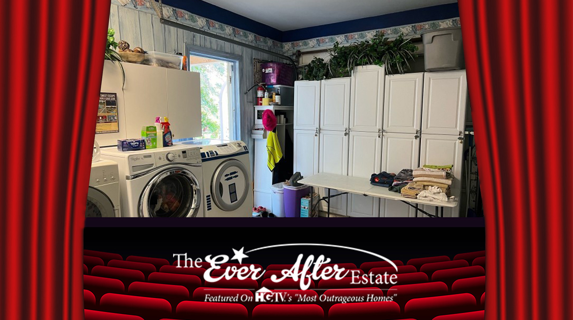 laundry room at airbnb